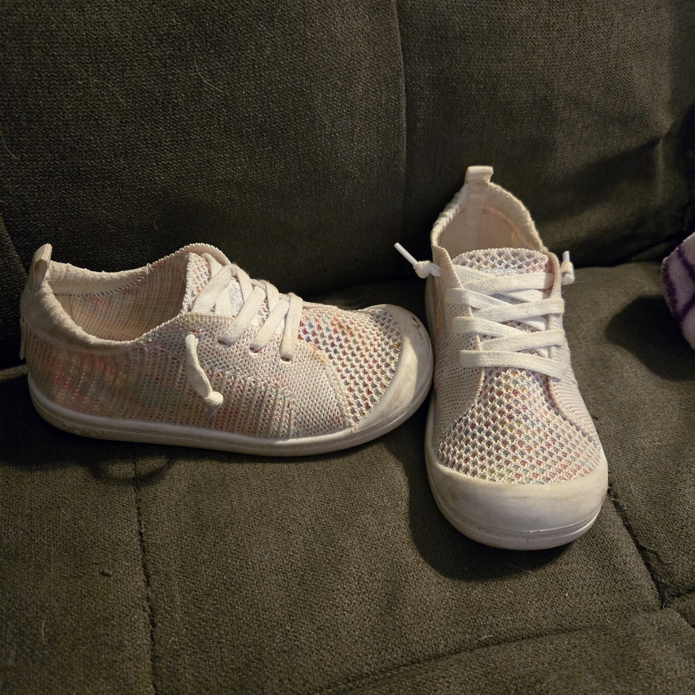 Roxy Kids Sneakers in Pink and White